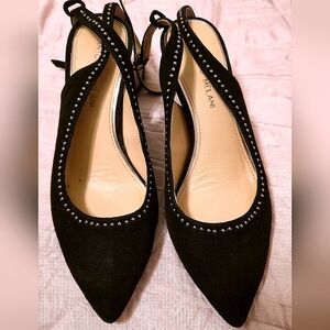 Antonio Melani Black Heels with Studded Detail Size 8M ($30)